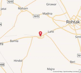 Map of Kalanaur, Punjab