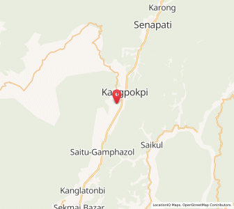 Map of Kalapahar, Manipur