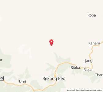 Map of Kalapani Thach, Himachal Pradesh