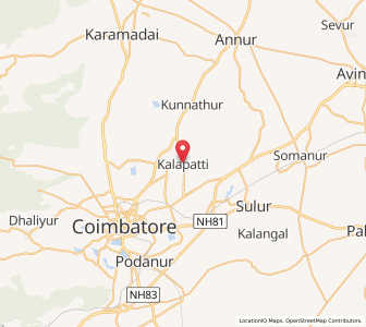 Map of Kalappatti, Tamil Nadu