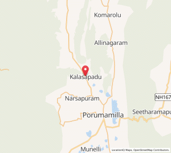 Map of Kalasapadu, Andhra Pradesh