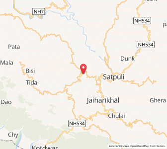 Map of Kalauri, Uttarakhand