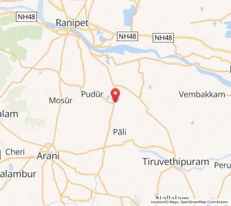 Map of Kalavai, Tamil Nadu