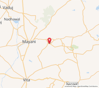 Map of Kaledhon, Maharashtra