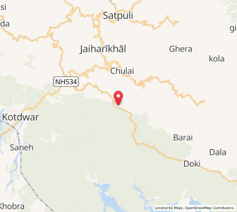 Map of Kaleta, Uttarakhand