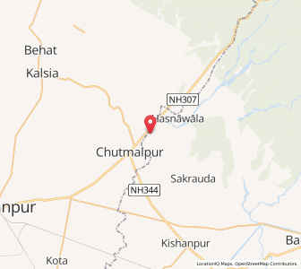 Map of Kalewala, Uttar Pradesh