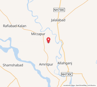 Map of Kalikaganj, Uttar Pradesh