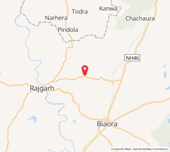 Map of Kalipith, Madhya Pradesh