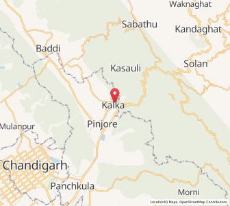 Map of Kalka, Himachal Pradesh