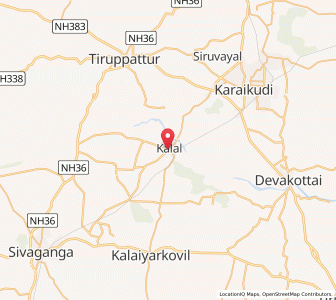Map of Kallal, Tamil Nadu