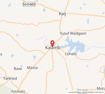 Map of Kallam, Maharashtra