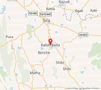 Map of Kallambella, Karnataka