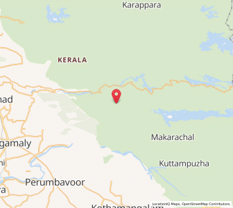 Map of Kallana, Kerala