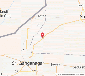 Map of Kallar Khera, Punjab