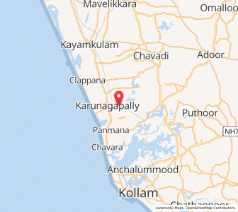 Map of Kalleribhagam, Kerala