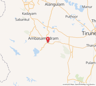 Map of Kallidaikurichchi, Tamil Nadu