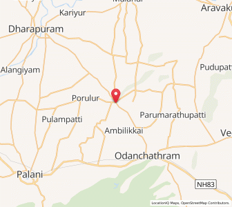 Map of Kallimandayam, Tamil Nadu