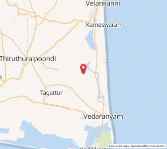 Map of Kallimodu, Tamil Nadu