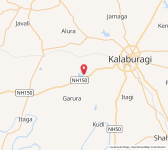 Map of Kallur, Karnataka