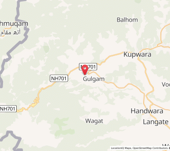 Map of Kalmona, Kashmir