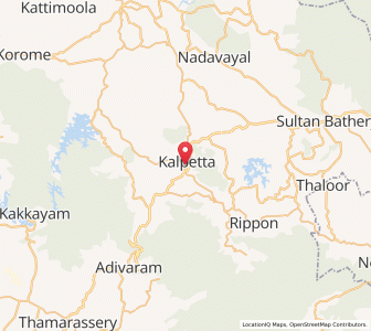 Map of Kalpatta, Kerala