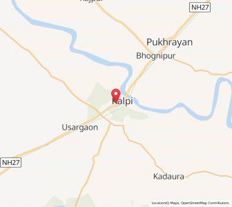 Map of Kalpi, Uttar Pradesh
