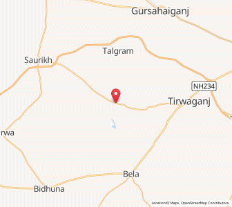 Map of Kalsan, Uttar Pradesh