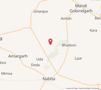 Map of Kalsana, Punjab