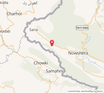 Map of Kalsian, Kashmir