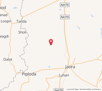Map of Kalukheri, Madhya Pradesh