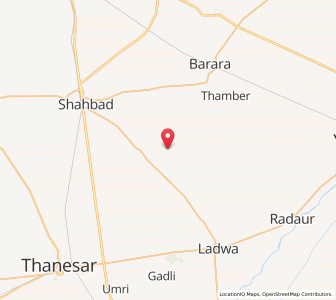 Map of Kalwa, Haryana