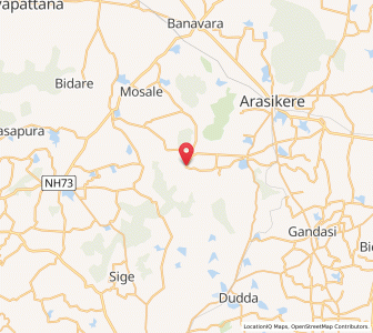 Map of Kalyadi, Karnataka