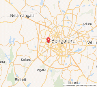 Map of Kalyan Nagar, Karnataka