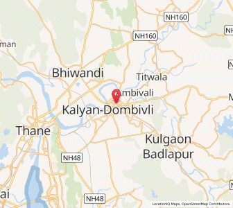 Map of Kalyan, Maharashtra