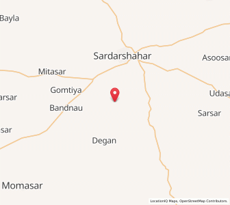 Map of Kalyanpura Purahitan, Rajasthan