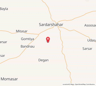 Map of Kalyanpura Vidawtan, Rajasthan