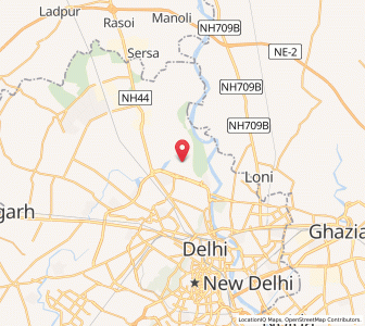 Map of Kamal Pur Majra Burari, Delhi