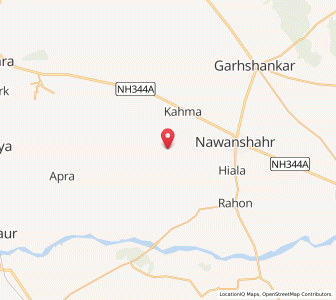 Map of Kamam, Punjab