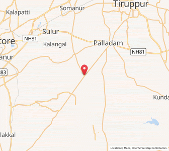 Map of Kamanayakkanpalaiyam, Tamil Nadu