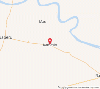 Map of Kamasin, Uttar Pradesh