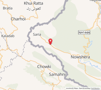 Map of Kambila, Kashmir