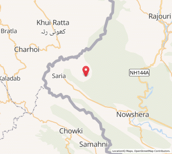 Map of Kamila, Kashmir