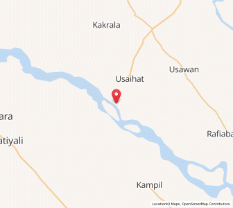 Map of Kamlu Nagla, Uttar Pradesh