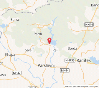 Map of Kamthikheri, Maharashtra