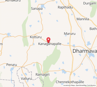 Map of Kanaganapalle, Andhra Pradesh