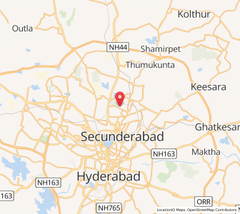 Map of Kanaiguda, Andhra Pradesh