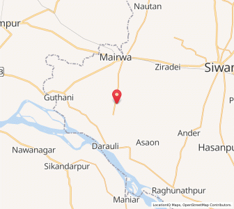 Map of Kanaila, Uttar Pradesh