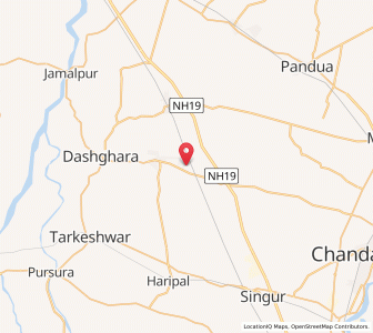 Map of Kanajol, West Bengal