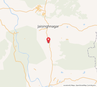 Map of Kanaoudi, Madhya Pradesh