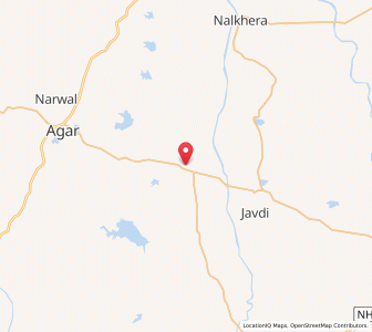 Map of Kanar, Madhya Pradesh
